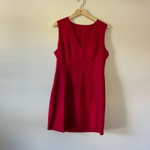 Commense Red Shift Dress Size L